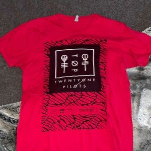 Twenty One Pilots Red Shirt Blurryface